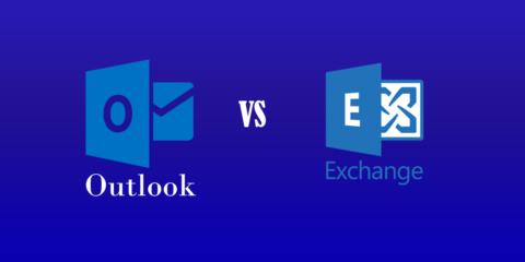 Difference between outllook and exchange